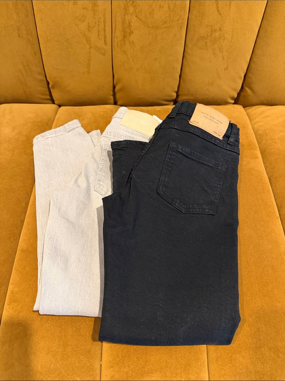 Zara Black & Light Gray Jeans Duo